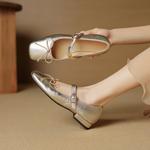 Handcrafted Luxury Leather Women's Shoes: Exquisite Craftsmanship and Elegance(EcqiHC-8082)