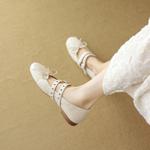 Luxurious Handcrafted Leather Women's Shoes: Elegance in Every Detail(EcqiHC-8092)