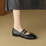 Luxurious Handcrafted Leather Women's Shoes: Elegance in Every Detail(EcqiHC-8092)