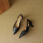 Handcrafted Luxury Leather Women's Shoes(EcqiHC-8095)