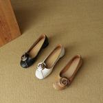 Elegant Handcrafted Leather Women's Shoes - Luxury Quality and Craftsmanship(EcqiHC-8105)