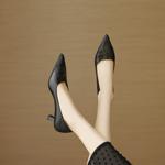 Handcrafted Luxury Leather Shoes for Elegant Women(EcqiHC-8098)