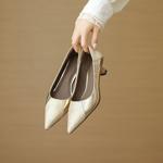 Handcrafted Luxury Leather Shoes for Elegant Women(EcqiHC-8098)