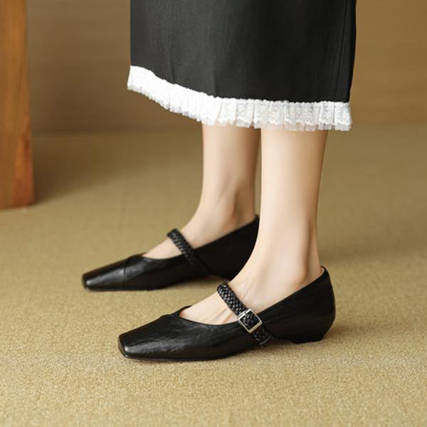 Handcrafted Luxury Genuine Leather Women's Shoes - Elegance Redefined(EcqiHL-8129)