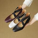 Handcrafted Luxury Leather Women’s Shoes: Exquisite Craftsmanship & Elegant Design(EcqiHC-8122)