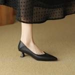 Exquisite Handcrafted Leather Women's Shoes: A Touch of Luxury and Elegance(EcqiH-8110)