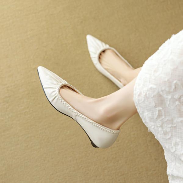 Luxury Handcrafted Leather Women’s Shoes: Elegance Redefined(EcqiHC-8112-1)