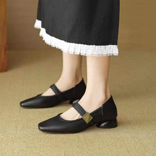 Exquisite Handmade Leather Women’s Shoes: Luxury Craftsmanship & Class(EcqiHC-8136)