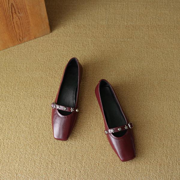 Handcrafted Premium Leather Women's Shoes - Elegance Redefined(EcqiHL-8125)