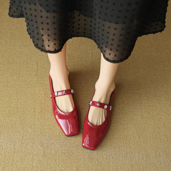 Elegant Handcrafted Leather Women's Shoes: Luxury & Artisan Quality(EcqiHL-8126)