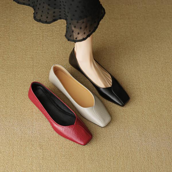 Exquisite Handcrafted Leather Women's Shoes: Luxurious Elegance Redefined(EcqiHL-8106)