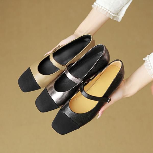 Exquisite Handcrafted Leather Pumps for Elegance(EcqiHL-8130)