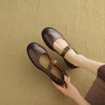 Elegance Redefined: Handcrafted Genuine Leather Women's Shoes of Luxury Quality(EcqiHC-8116)