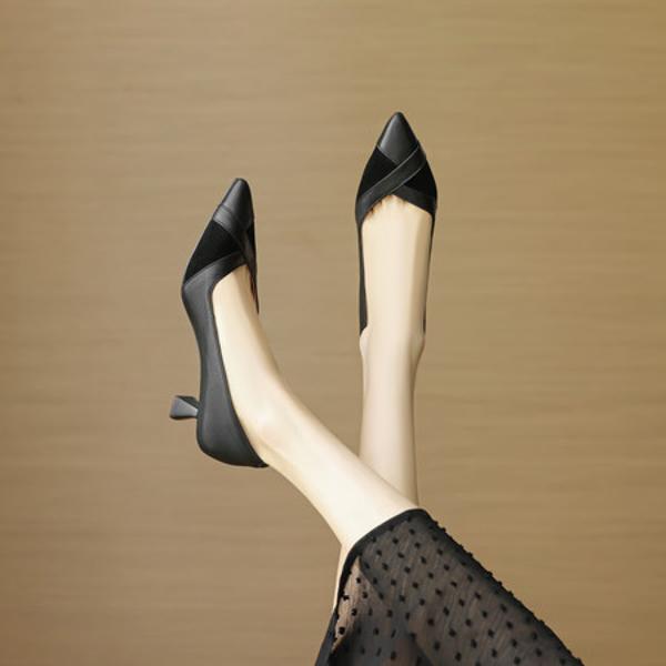 Handcrafted Luxury Leather Women’s Shoes - Elegant Quality(EcqiH-8113)