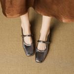 Elegant Handcrafted Genuine Leather Women's Shoes - Premium Quality & Craftsmanship(EcqiHL-8192)