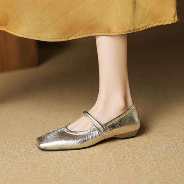 Elegant Handcrafted Genuine Leather Women's Shoes - Premium Quality & Craftsmanship(EcqiHL-8192)