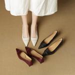 Handcrafted Luxury Leather Women's Shoes, Exquisite Craftsmanship(EcqiHC-8180)