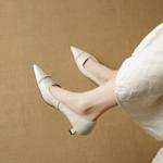 Handcrafted Luxury Leather Women's Shoes, Exquisite Craftsmanship(EcqiHC-8180)