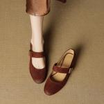 Handcrafted Luxury Genuine Leather Women's Shoes: Elegance Redefined(EcqiH-8172)
