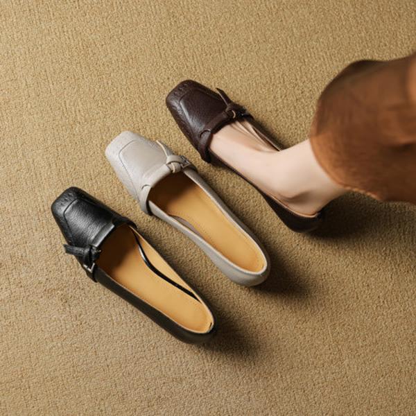 Exquisite Handcrafted Leather Women's Shoes: Luxury, Quality, and Elegance(EcqiH-8200)