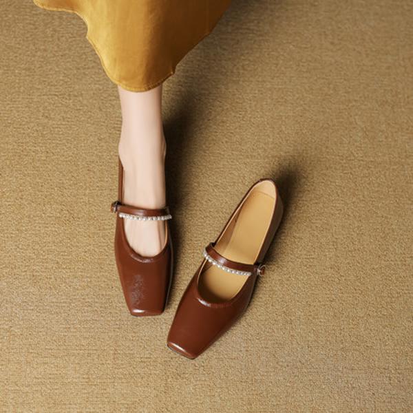 Exquisite Handcrafted Leather Women's Shoes: Luxury Elegance(EcqiHL-8201)