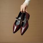Handcrafted Luxury Leather Women's Shoes for Elegance(EcqiHL-8176)
