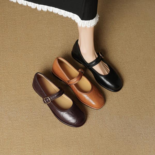 Elegant Handcrafted Genuine Leather Women's Shoes(EcqiHL-8175)