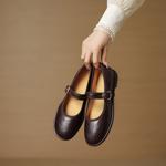 Elegant Handcrafted Genuine Leather Women's Shoes(EcqiHL-8175)