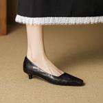 Handcrafted Leather Women's Shoes: Elegance in Luxury Quality(EcqiHC-8196)