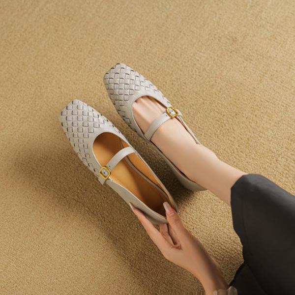 Handcrafted Genuine Leather Women's Shoes - Luxury, Quality & Elegance(EcqiH-8199)