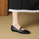 Handcrafted Genuine Leather Women's Shoes - Luxury, Quality & Elegance(EcqiH-8199)