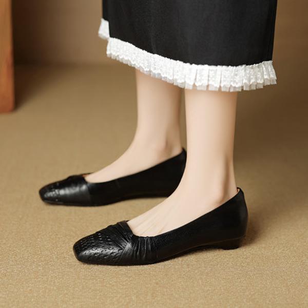 Elevate Your Style: Luxurious Handcrafted Genuine Leather Women's Shoes(EcqiH-8186)