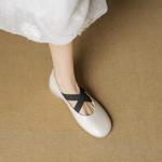 Handcrafted Leather Women's Shoes: Elegance Meets Luxury Quality(EcqiHC-8218)