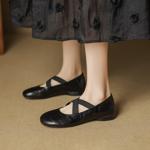 Handcrafted Leather Women's Shoes: Elegance Meets Luxury Quality(EcqiHC-8218)