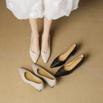 Exquisite Handcrafted Leather Women’s Shoes for Elegant Luxury(EcqiH-8205)