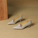 Elegance in Every Stitch: Handcrafted Luxury Leather Women's Shoes(EcqiH-8206)