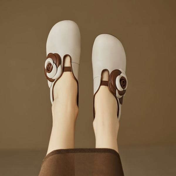 Handcrafted Leather Women’s Shoes: Elegant Luxury & Artistry(EcqiH-8239)