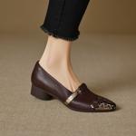 Handcrafted Genuine Leather Women’s Shoes: Elegance Redefined(EcqiH-8250)