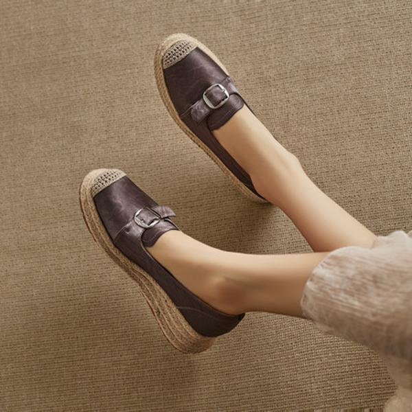 Luxurious Handcrafted Leather Women's Shoes: Exquisite Craftsmanship & Elegance(EcqiH-8235)