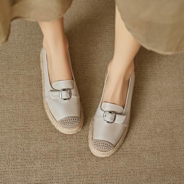 Luxurious Handcrafted Leather Women's Shoes: Exquisite Craftsmanship & Elegance(EcqiH-8235)