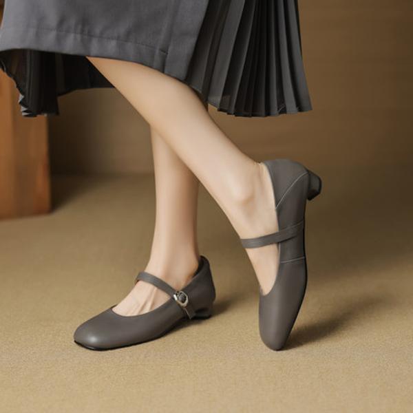 Elegant Handcrafted Leather Women's Shoes - Luxury Craftsmanship(EcqiHC-8228)