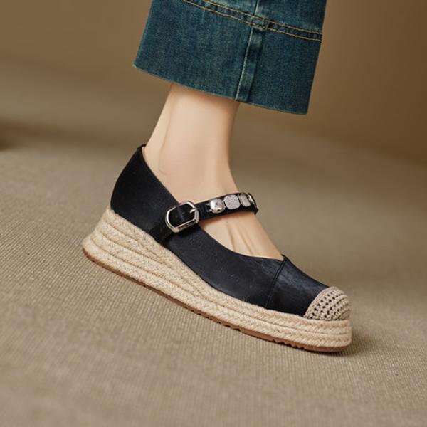 Handcrafted Leather Women's Shoes: Luxury Elegance and Quality(EcqiH-8232)