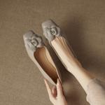 Handcrafted Genuine Leather Women's Shoes: Luxury, Elegance, and Artistry.(EcqiH-8258)