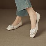 Handcrafted Genuine Leather Women's Shoes: Luxury, Elegance, and Artistry.(EcqiH-8258)