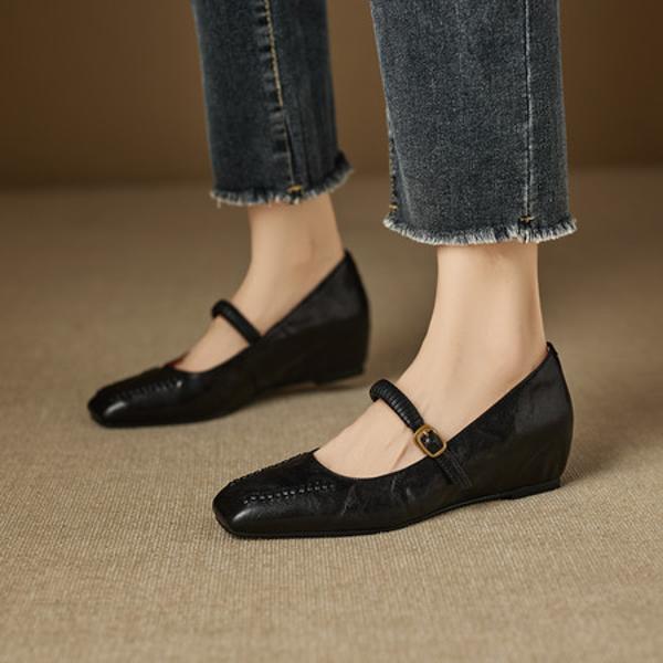 Handcrafted Luxury Leather Women's Shoes for Elegance(EcqiH-8262)