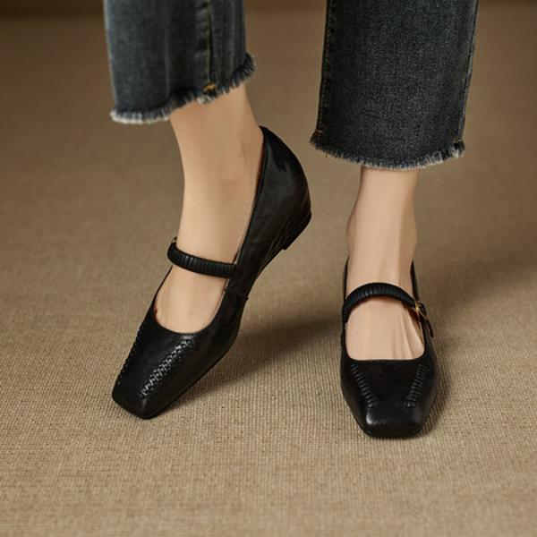 Handcrafted Luxury Leather Women's Shoes for Elegance(EcqiH-8262)