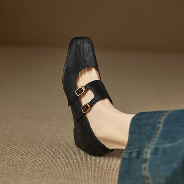 Handcrafted Luxury Leather Women's Shoes(EcqiH-8270)