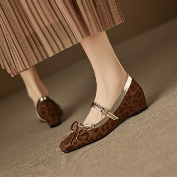 Handcrafted Luxury Leather Women's Shoes: Elegance in Every Stitch(EcqiH-8278)