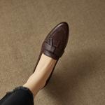 Handcrafted Leather Women's Shoes: Luxurious Elegance Awaits(EcqiH-8272)