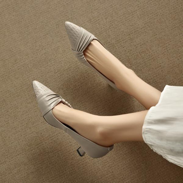 Handcrafted Luxury Leather Women's Shoes: Unmatched Craftsmanship & Elegance(EcqiH-8292)